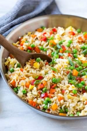 Plain Vegetable Fried Rice